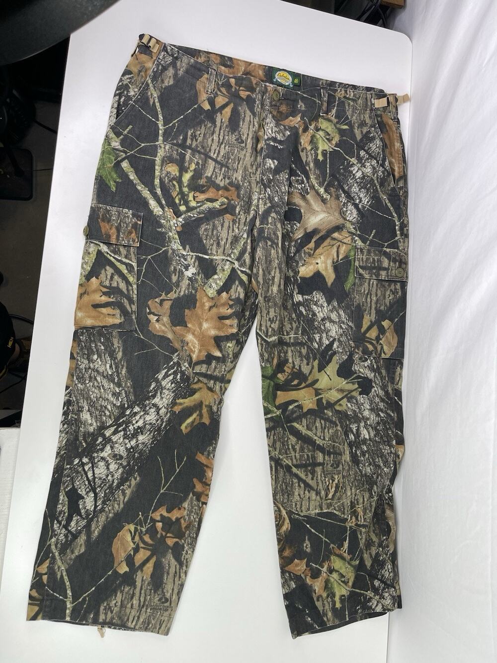 Cabela's Mossy Oak Break-Up Camo Cargo Pants Mens 42 Reg Hunting Outdoor